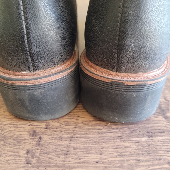 MIA Girl Faux Shearling Ankle Boots, Kid Girls size 6, Black & White - Picture 6 of 12